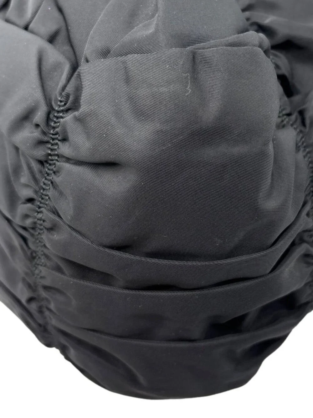 Prada Gauffre Tessuto Nylon Tote Bag Black